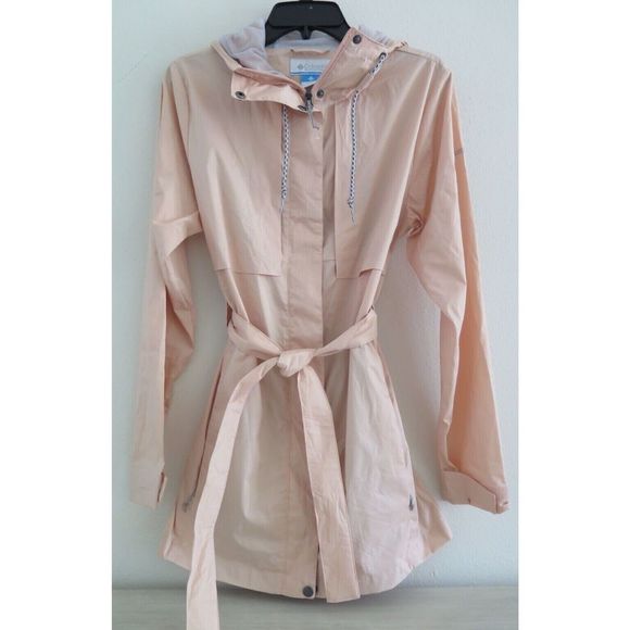 Columbia 1839841 Women's Sz S Peach "Pardon My Trench" Rain Jacket $100+ - Picture 1 of 6
